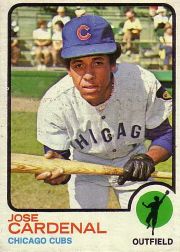 1973 Topps Baseball Cards      393     Jose Cardenal